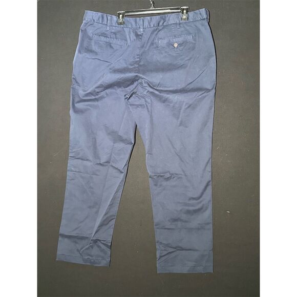 Lands' End Men's Chino Pants Traditional Fit Navy Blue Size 42 x 31 - Picture 2 of 4